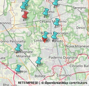 Mappa Viale Lombardia, 20051 Limbiate MB, Italia (4.67364)