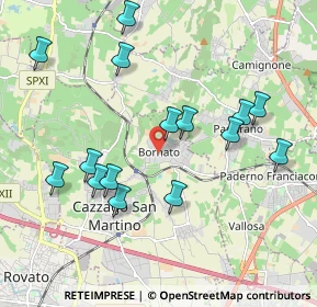 Mappa Via del Gallo, 25046 Cazzago San Martino BS, Italia (2.03267)