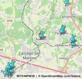 Mappa Via del Gallo, 25046 Cazzago San Martino BS, Italia (3.4)