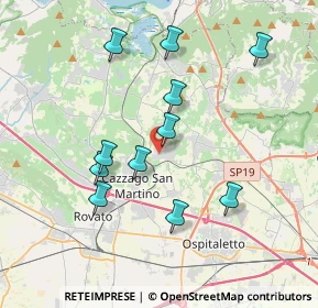 Mappa Via del Gallo, 25046 Cazzago San Martino BS, Italia (3.55818)