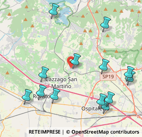 Mappa Via del Gallo, 25046 Cazzago San Martino BS, Italia (4.91385)