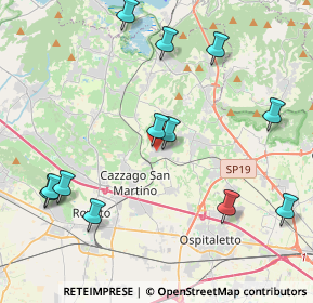 Mappa Via del Gallo, 25046 Cazzago San Martino BS, Italia (4.75)