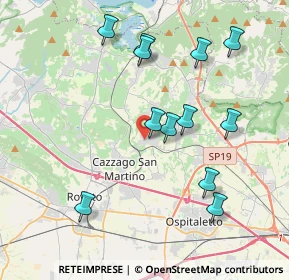 Mappa Via del Gallo, 25046 Cazzago San Martino BS, Italia (3.9875)