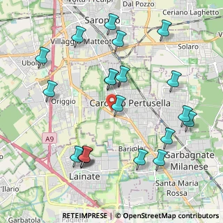 Mappa Via Bergamo, 21042 Caronno Pertusella VA, Italia (2.2895)