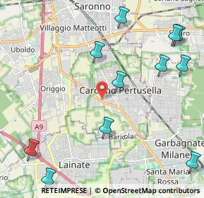Mappa Via Bergamo, 21042 Caronno Pertusella VA, Italia (2.75273)