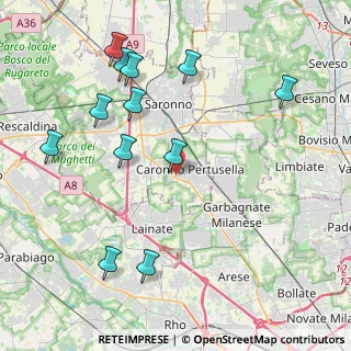 Mappa Via Bergamo, 21042 Caronno Pertusella VA, Italia (4.66417)