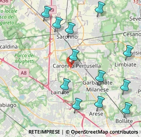 Mappa Via Bergamo, 21042 Caronno Pertusella VA, Italia (4.8175)