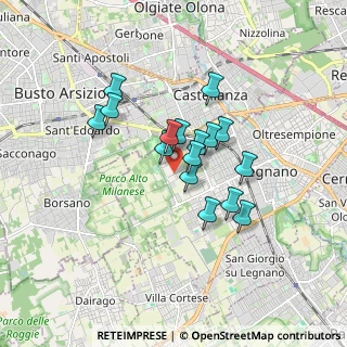 Mappa Via Renzo Vignati, 20025 Legnano MI, Italia (1.27688)