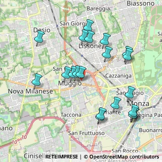 Mappa Via C. Battisti, 20835 Muggiò MB, Italia (2.12)