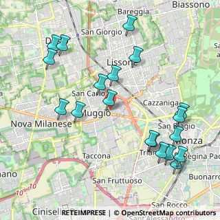 Mappa Via C. Battisti, 20835 Muggiò MB, Italia (2.34)