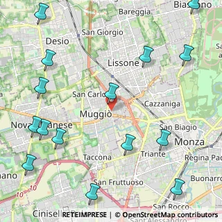 Mappa Via C. Battisti, 20835 Muggiò MB, Italia (3.05267)