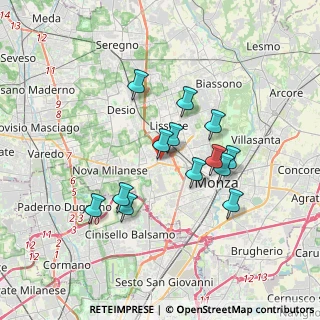 Mappa Via C. Battisti, 20835 Muggiò MB, Italia (3.00385)