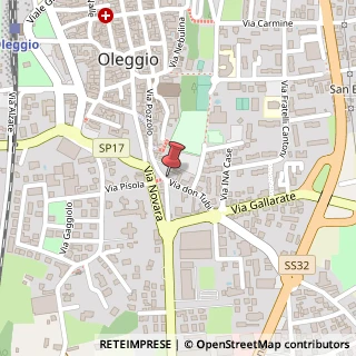 Mappa Via Don Tubi, 3, 28047 Oleggio, Novara (Piemonte)