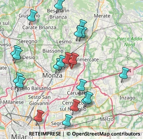 Mappa Via Remo Brambilla, 20863 Concorezzo MB, Italia (8.7875)