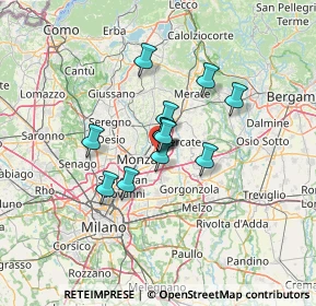 Mappa Via Remo Brambilla, 20863 Concorezzo MB, Italia (8.56)