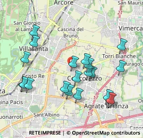 Mappa Via Remo Brambilla, 20863 Concorezzo MB, Italia (2.0065)