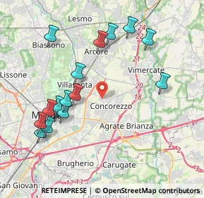 Mappa Via Remo Brambilla, 20863 Concorezzo MB, Italia (4.24)