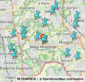 Mappa Viale delle Rimembranze, 20834 Nova Milanese MB, Italia (2.24647)