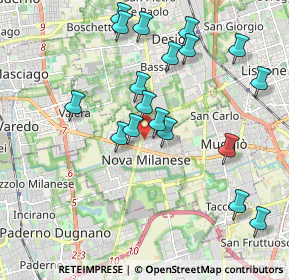 Mappa Viale delle Rimembranze, 20834 Nova Milanese MB, Italia (2.015)