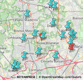 Mappa SS527, 20834 Nova milanese MB, Italia (4.83368)