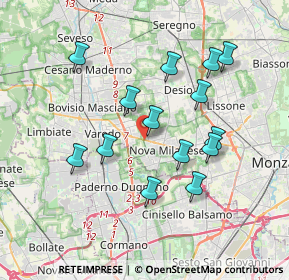 Mappa SS527, 20834 Nova milanese MB, Italia (3.42143)