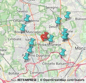 Mappa SS527, 20834 Nova milanese MB, Italia (3.51538)