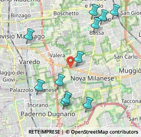 Mappa SS527, 20834 Nova milanese MB, Italia (2.30909)