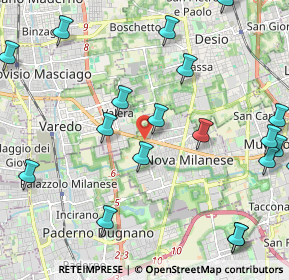 Mappa SS527, 20834 Nova milanese MB, Italia (2.82)