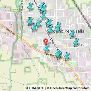 Mappa Via Piave, 21042 Caronno Pertusella VA, Italia (0.5355)