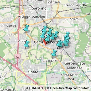 Mappa Via Piave, 21042 Caronno Pertusella VA, Italia (1.23938)
