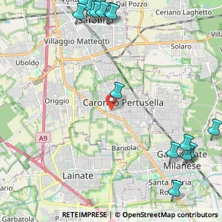 Mappa Via Piave, 21042 Caronno Pertusella VA, Italia (3.44)