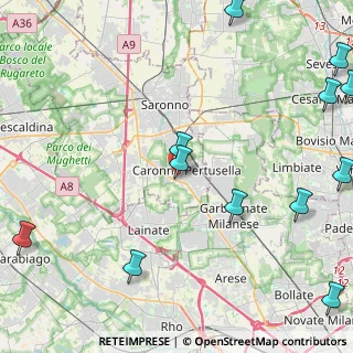 Mappa Via Piave, 21042 Caronno Pertusella VA, Italia (6.3225)