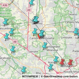 Mappa Via Piave, 21042 Caronno Pertusella VA, Italia (5.4495)