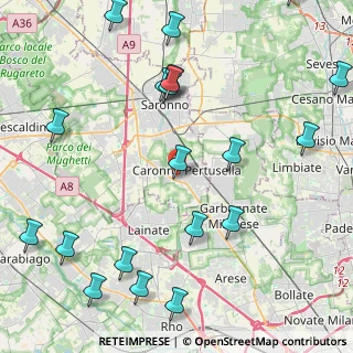 Mappa Via Piave, 21042 Caronno Pertusella VA, Italia (5.6005)
