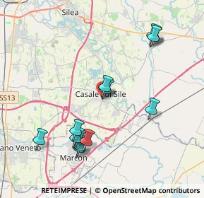 Mappa Ponte Stella, 31032 Casale Sul Sile TV, Italia (4.08385)