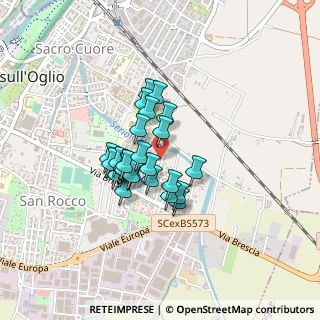 Mappa Via Enrico Toti, 25036 Palazzolo sull'Oglio BS, Italia (0.3)