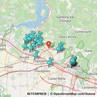 Mappa Via Friuli Venezia Giulia, 25050 Rodengo-Saiano BS, Italia (7.186)