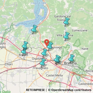 Mappa Via Friuli Venezia Giulia, 25050 Rodengo-Saiano BS, Italia (7.47727)