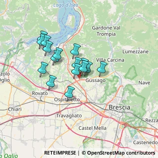 Mappa Via Friuli Venezia Giulia, 25050 Rodengo-Saiano BS, Italia (5.53875)