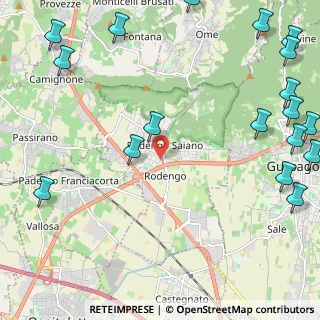 Mappa Via Friuli Venezia Giulia, 25050 Rodengo-Saiano BS, Italia (3.36889)