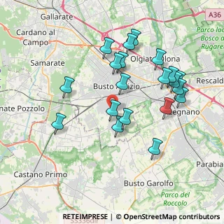 Mappa Via Giustiniano I, 21052 Busto Arsizio VA, Italia (3.7555)
