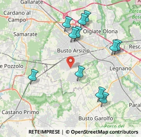 Mappa Via Giustiniano I, 21052 Busto Arsizio VA, Italia (4.11909)
