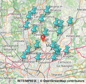 Mappa Via I Maggio, 20873 Muggiò MB, Italia (7.17)