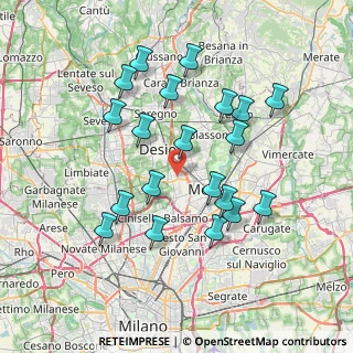 Mappa Via I Maggio, 20835 Muggiò MB, Italia (7.17)