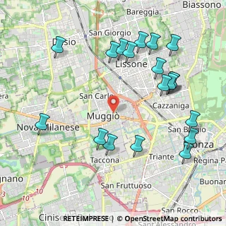 Mappa Via I Maggio, 20873 Muggiò MB, Italia (2.35263)