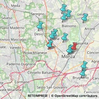 Mappa Via I Maggio, 20873 Muggiò MB, Italia (4.28214)