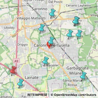 Mappa Vicolo Borsani, 21042 Caronno Pertusella VA, Italia (2.61909)