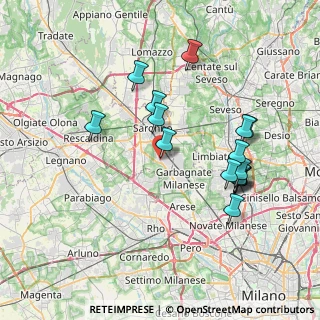 Mappa Vicolo Borsani, 21042 Caronno Pertusella VA, Italia (7.4625)