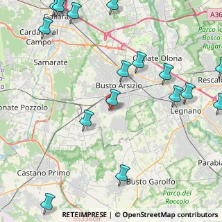 Mappa Via Borsieri, 21052 Busto Arsizio VA, Italia (6.10529)