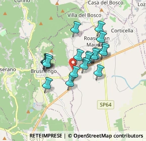 Mappa Via F. Turati, 13060 Roasio VC, Italia (1.2995)